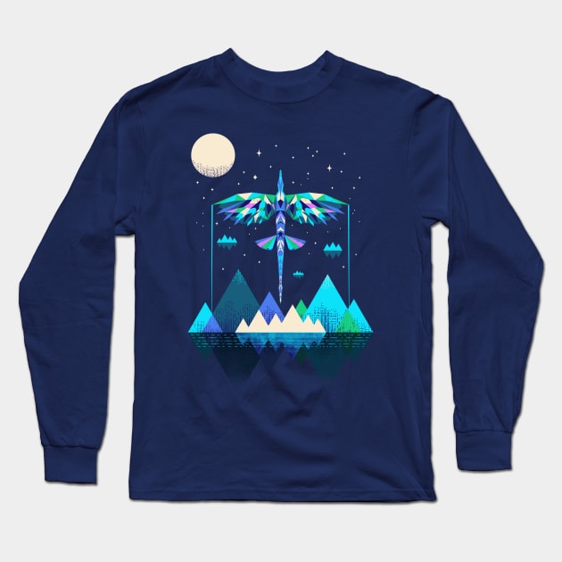 Way of Flight Long Sleeve T-Shirt by technofaze